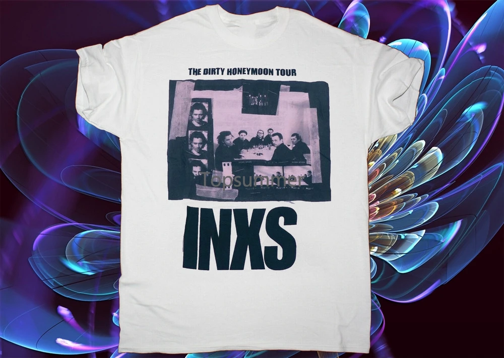 

Rare Vintage 1993 Inxs Dirty Honeymoon Tour T Shirt Size S-4Xl Cg292A