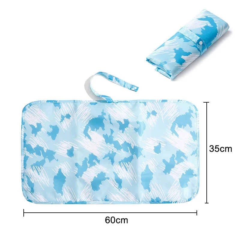 Foldable Baby Diaper Changing Pad Waterproof Newborn Diaper Pad Portable Toddler Changing Table Durable Oxford Baby Sheet