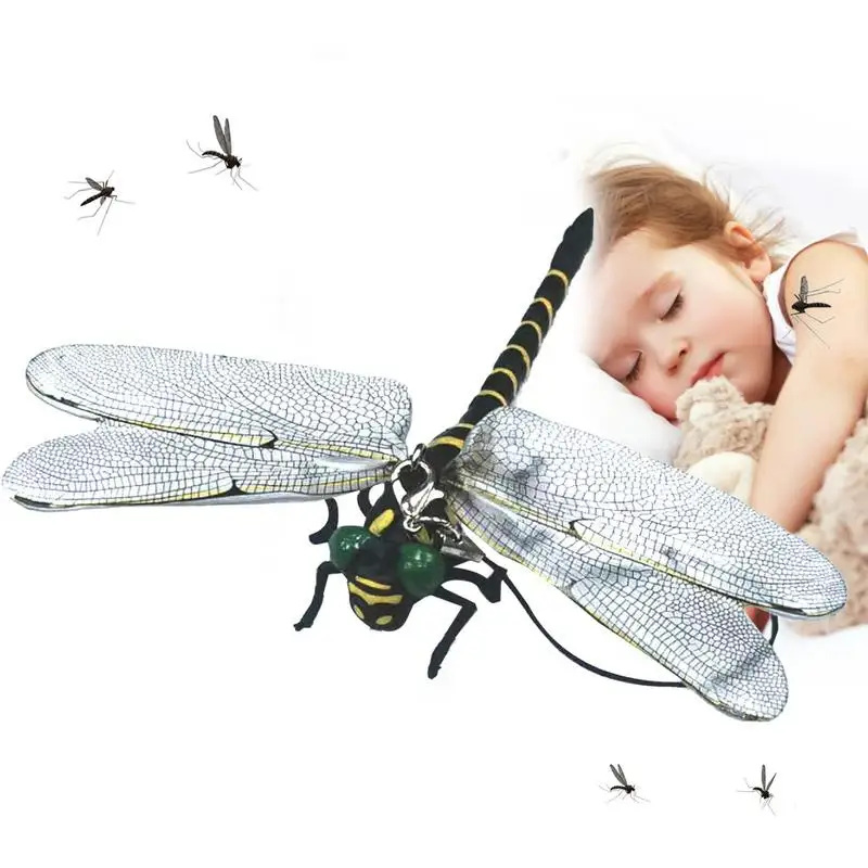 

Fly Repeller Tool 12cm Realistic Dragonfly Fly Control Device Multifunctional Silent Fly Control Tools Professional Dragonfly