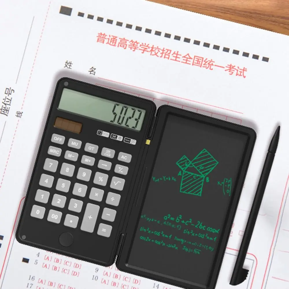 2in1 Scientific Calculator Foldable Erasable Function Calculators with ... product image