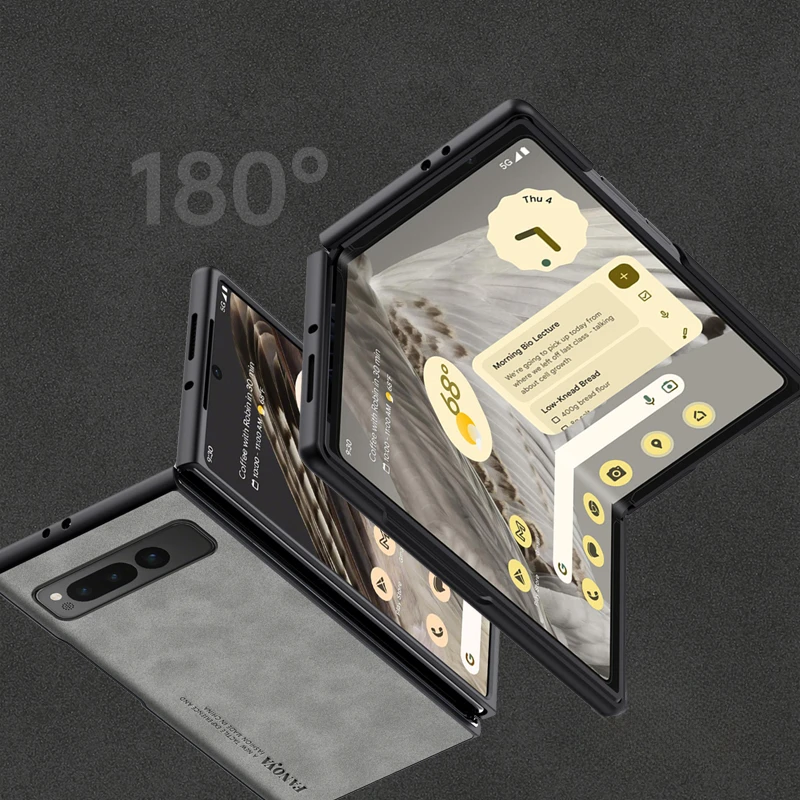 Premium Matte Leather Feel Phone Case - Shockproof & Anti-Fingerprint Silicone Cover