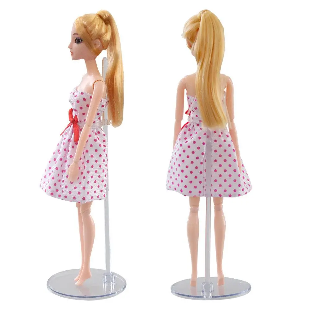 Für 1/6 Puppen Transparente Unterstützung spielzeug Stehen Kinder Spielzeug Puppe Ständer Zubehör 30cm Figur Display Halter Kinder Spielzeug – Detail 4
