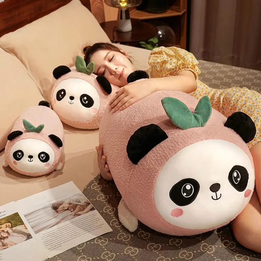 

Мультяшная панда, плюшевая подушка, мягкая набивная кукла-животное, Huggable подушка, Мягкая Милая панда, плюшевые подушки, успокаивающие игрушки, украшение для спальни