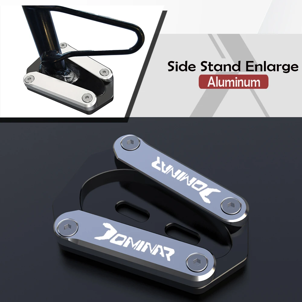 

For BAJAJ DOMINAR250 DOMINAR400 DOMINAR 250 400 2021 2022 2023 2024 Motorcycle Kickstand Enlarger Side Stand Extension Pad Plate