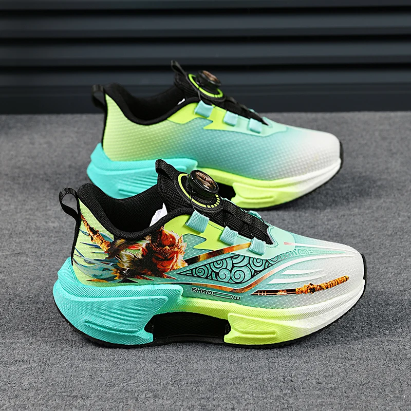 Basketball Shoes For Kids Lightweight Non-slip Breathable Mesh_voghion.com