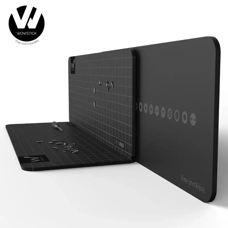 Wowstick wowpad parafuso magnético posição placa de memória esteira para kit 1fs elétrico 1p + 1f + mais adesivo magnético