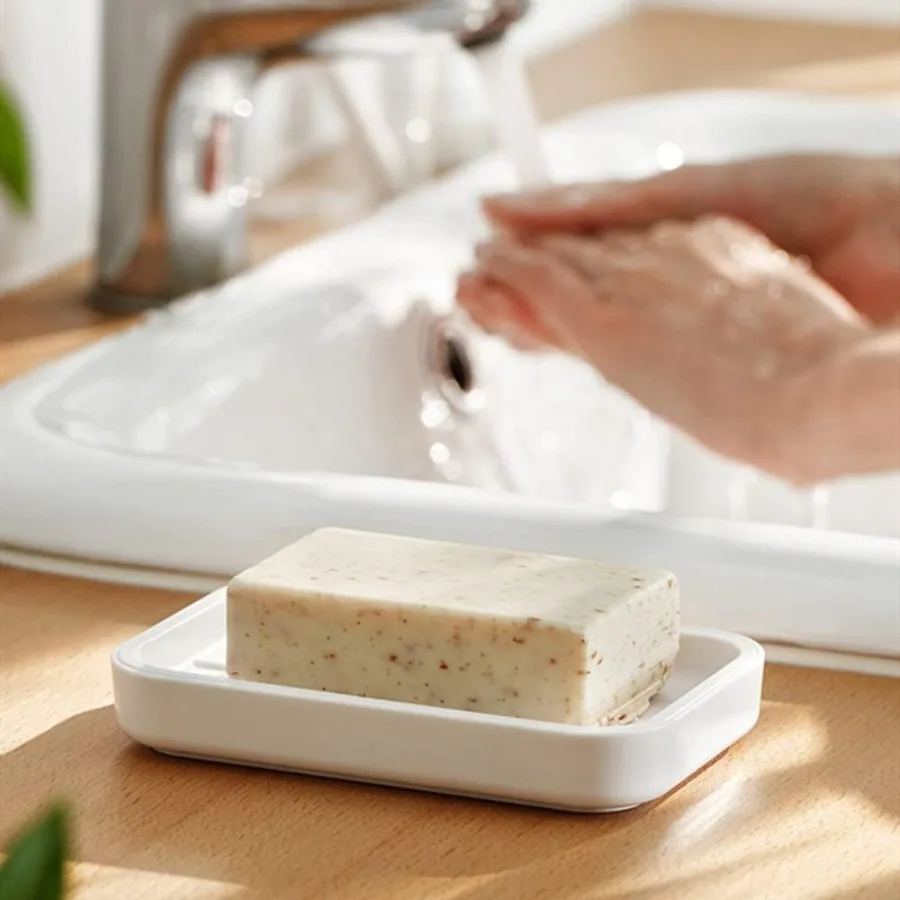 Self Draining Soap Dish Set for Bar Soap