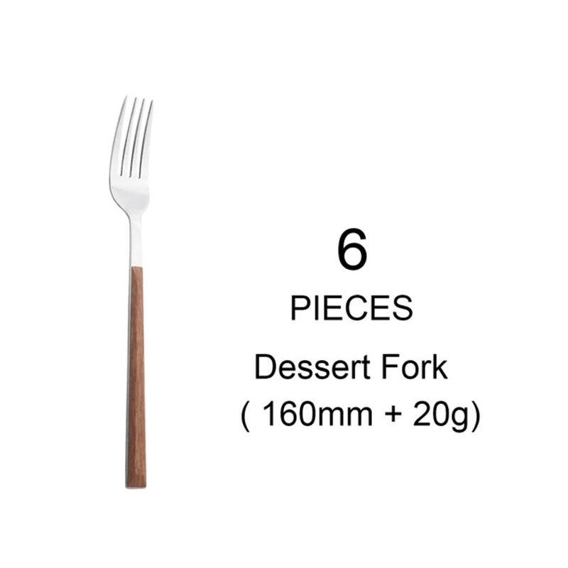 6Pcs Dessert Fork