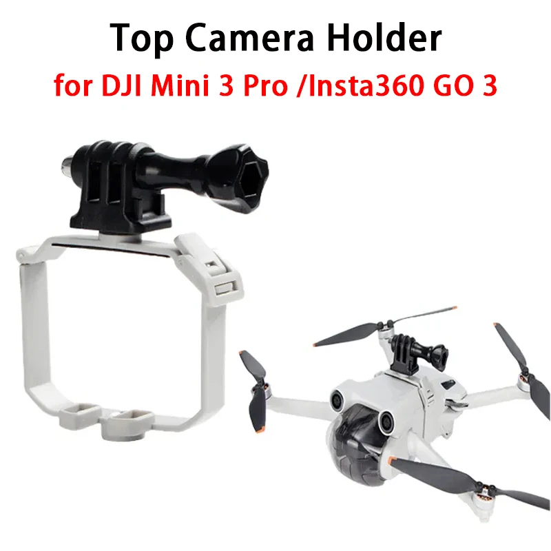 Support Caméra DJI Mini 3/Mini 3 Pro - Bracket Extension pour Drone Insta360 Go 3/2
