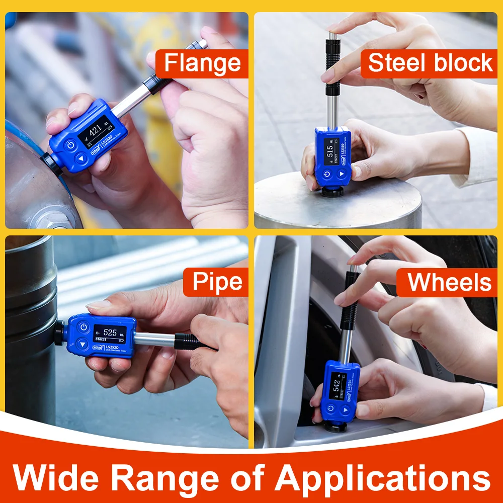 Leeb Hardness Tester Digital Portable Durometer Metal Hardness Tester Best Price Portable Steel Leeb Durometer HLD LS252D