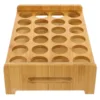 Wine Glass Rack Whiskey Glasses Organizer Display Stand Wood Cup Holder Cups Multi-slots Shot 1