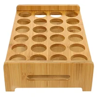  Wine Glass Rack Whiskey Glasses Organizer Display Stand Wood Cup Holder Cups Multi-slots Shot 1