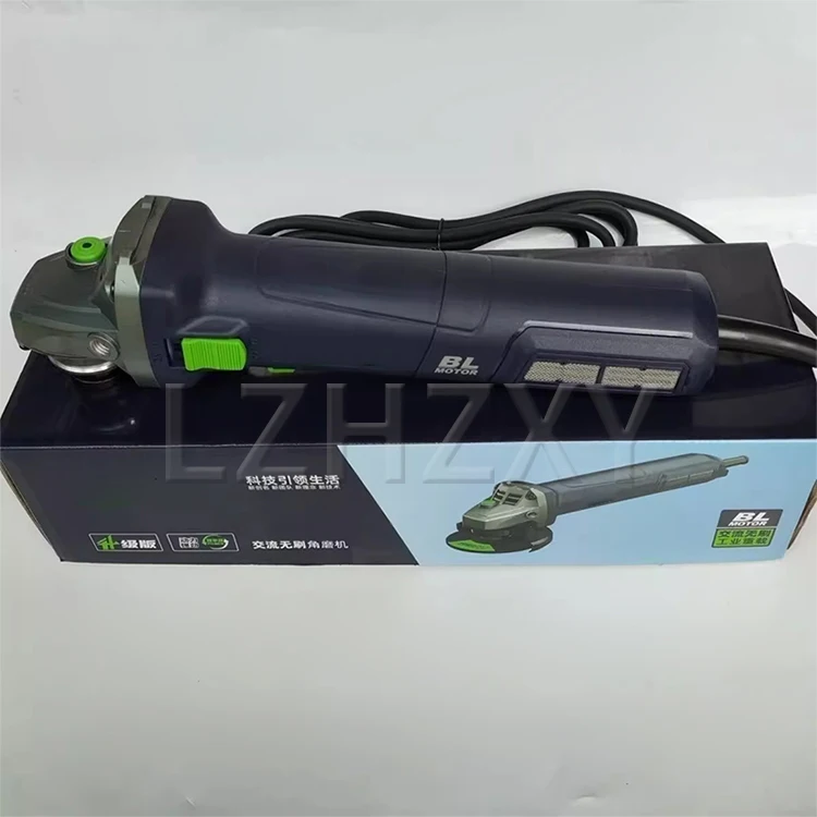 Next-Generation Brushless Angle Grinder 220V Handheld Slim-Handle Stone, Metal,
