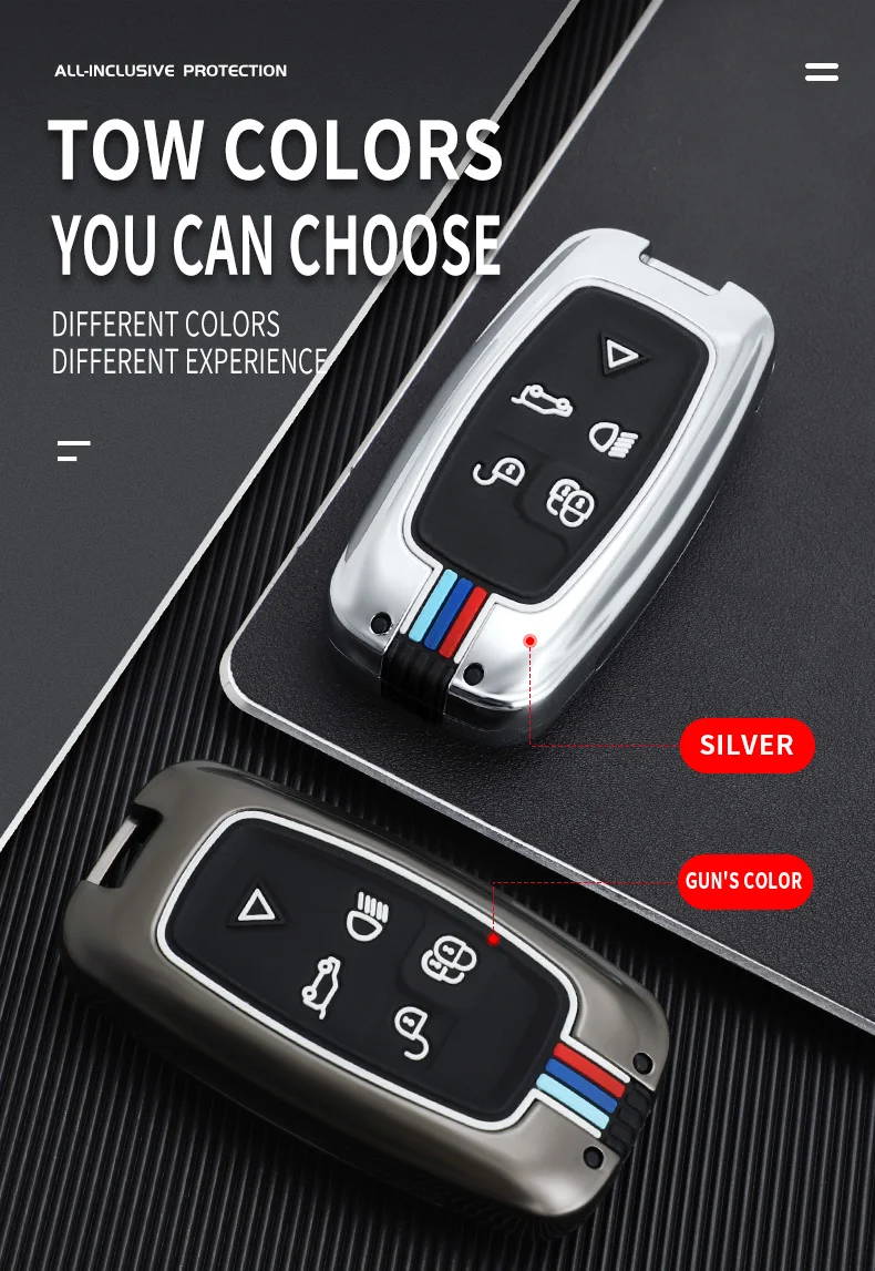 Portachiavi in lega Silicone portachiavi per auto per Land Rover Range Rover Sports 2010 TDV8 2011 Discovery 4 IV LR RR - Saaf7fed857a442268f0bc8f0d29317ceU