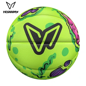 Alternative view of Bala de Basquete Veidoorn Premium Green Rubber Basketball Nº7