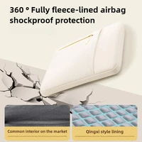 Sac de doublure pour ordinateur portable, sac de rangement pour tablette, étui de protection, adapté à Xiaomi Honor Apple 14 pouces iPad Huawei Lenovo 4