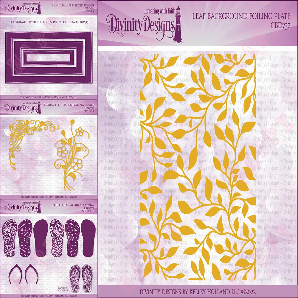 

2022 Diy Leaf Floral Flip Flop Pierced Frames Metal Cutting Dies And Hot Foil Diary Scrapbooking Easter Craft Engraving Making