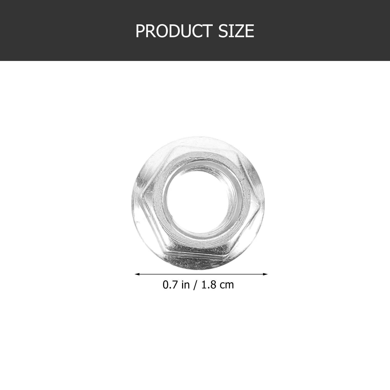 6 Pcs Steel Axle Nuts Bicycle Wheel Hub Washers Kit Durable Protective Flange Nuts For Cycling Accessories Safety Hanger Fixed
