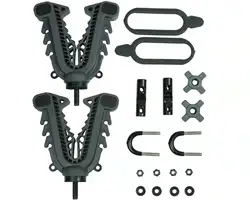 Durable Off - Road Vehicle Gun Rack with Protective Rubber Coating (Black)