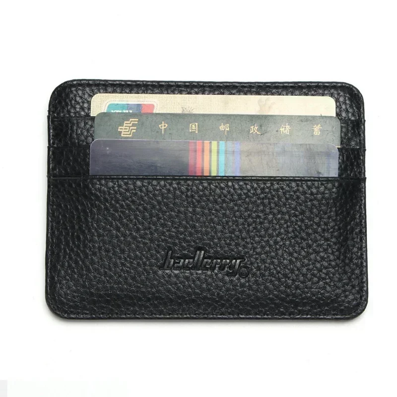 Divisori Per Carte Di Credito Double Face In Pelle PU – Colori Nero E Bianco – Organizer Portafoglio - 2