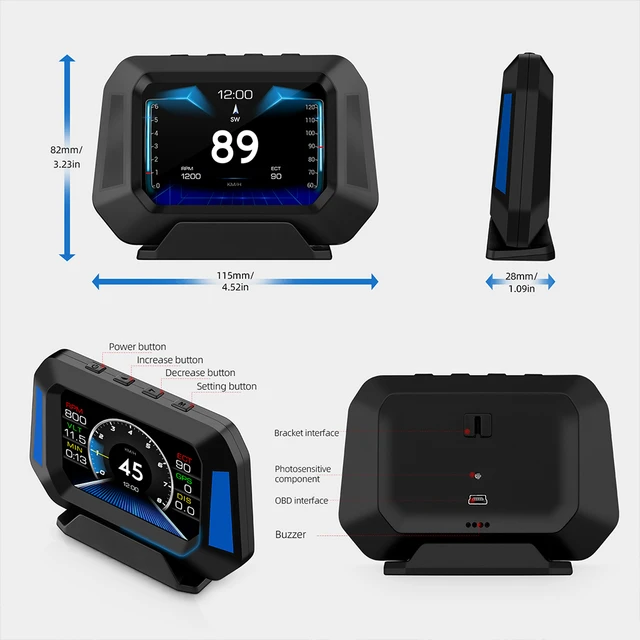 Real-Time Off-road Vehicle System Car Level Sensor Speedometer Car