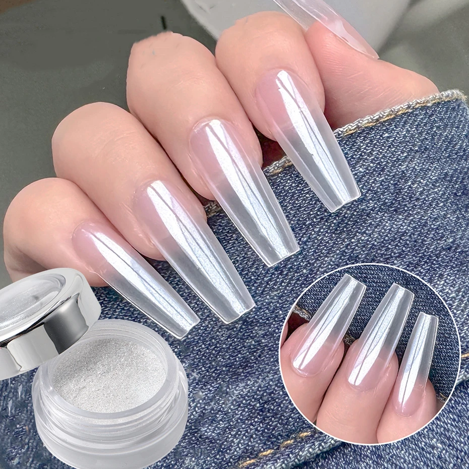 Nail Decoration Nail Decorations Nail Powder Nail Pigment Nail Glitter Nail Powder Set Pearl Powder Shell Rubbing Chrome Dust Nail Art Glitter