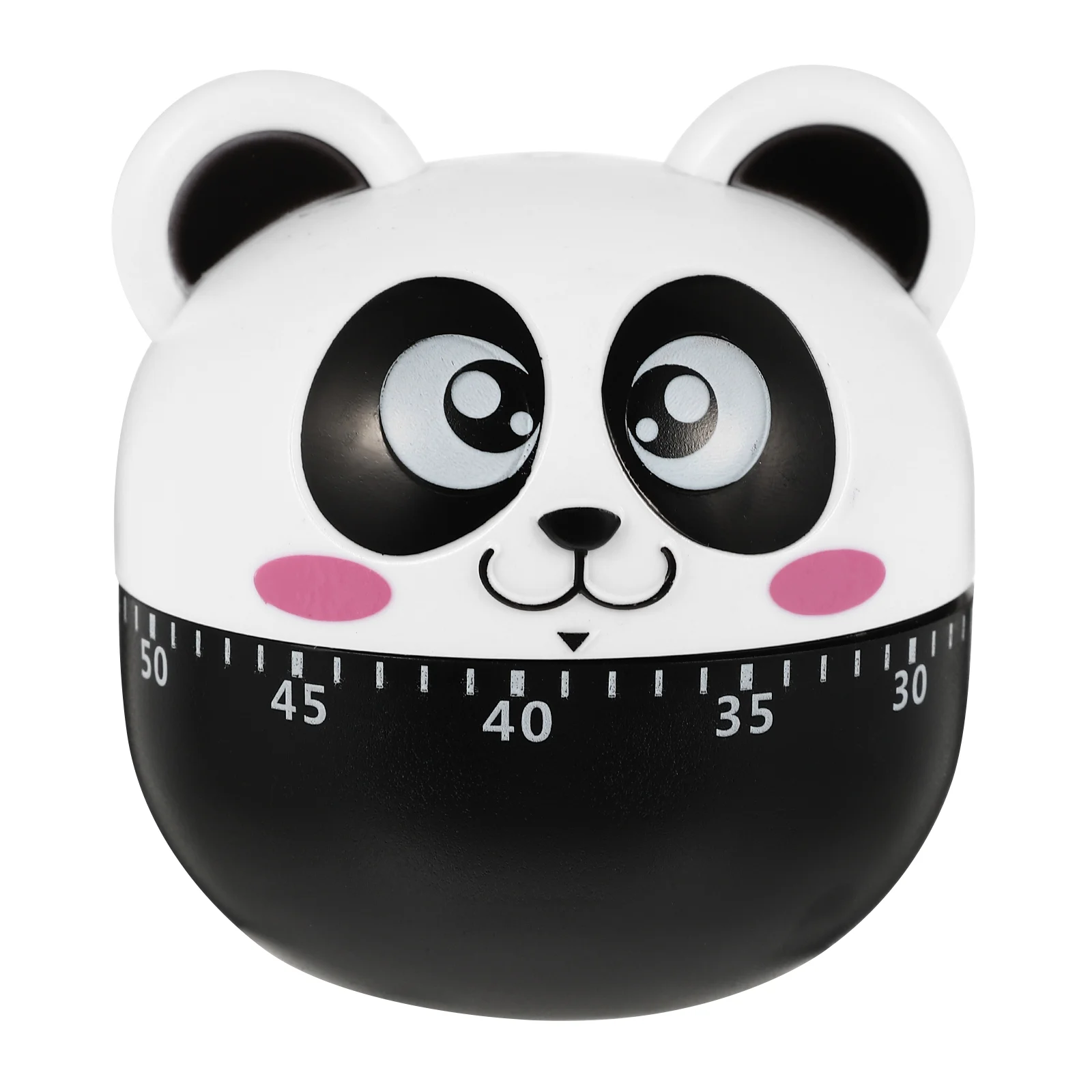 

Adorable Timer Creative Panda Shaped Clock Plastic Student Time Manager Kitchen Baking Timer for Home Kitchen Students (Black)
