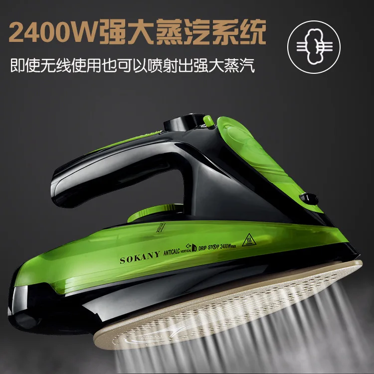 Description Picture 5 of itemHouselin Non-Stick Soleplate Steam Iron for Clothes, 2400 Watts Ironing, Fabric Steamer, Garment Steamer, Powerful Steam