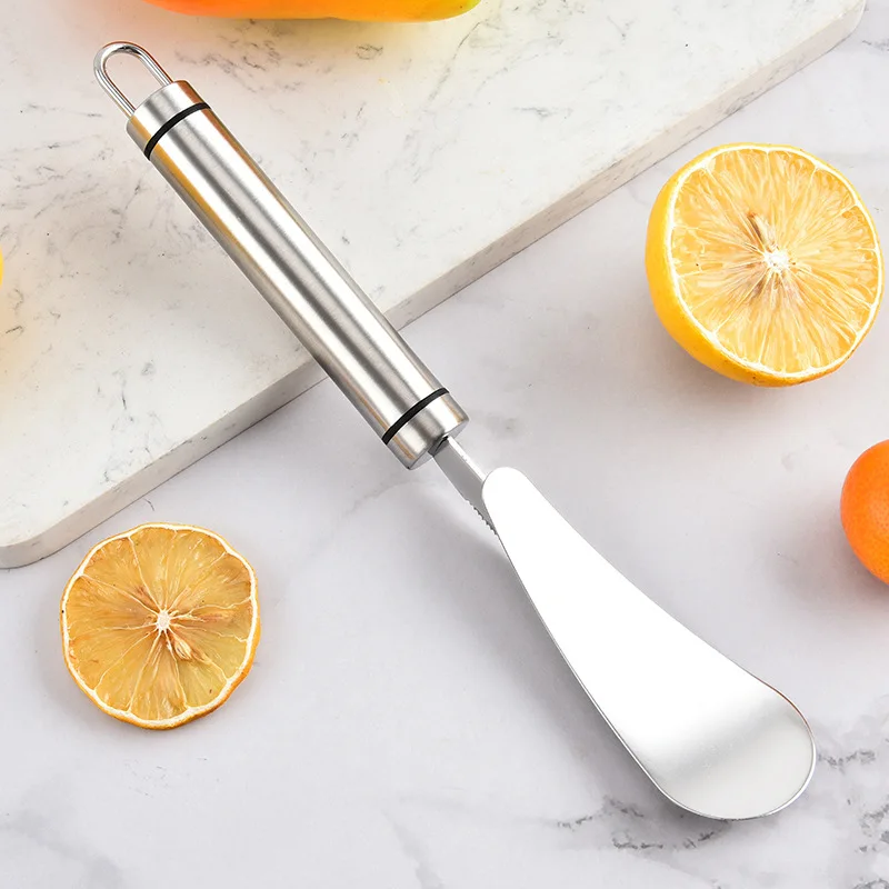 Orange Peeling Knife Stainless Steel Pomelo Opener Orange Pitaya Peeler Household Pomelo Knife Peeler Lemon Grapefruit