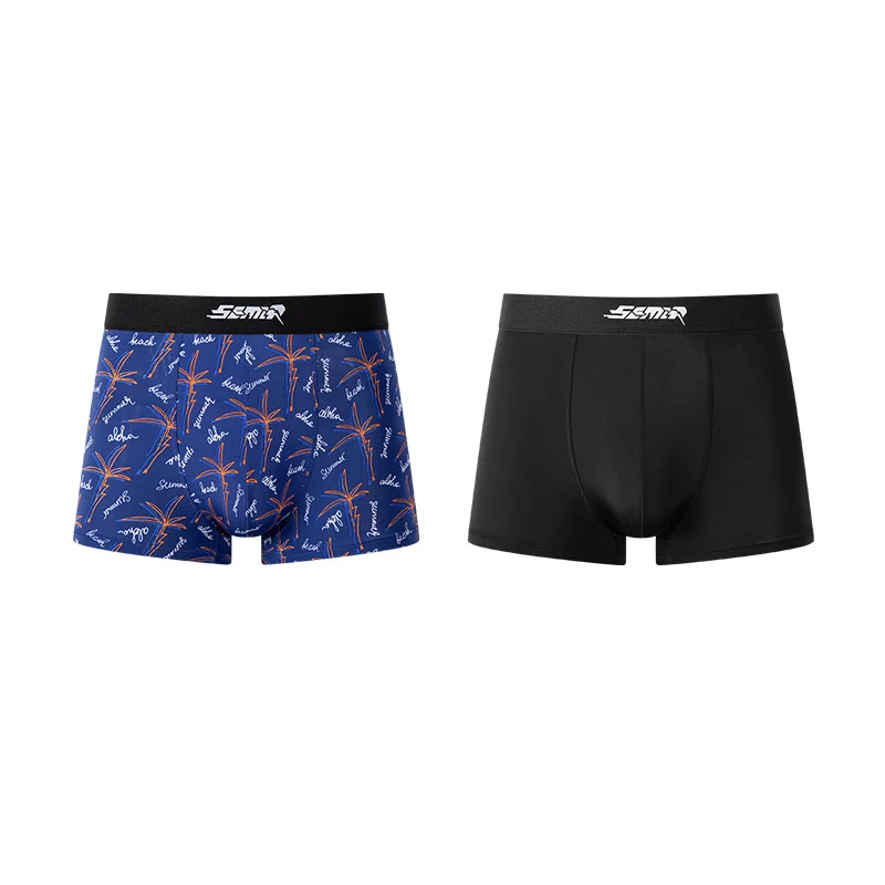 

Semir Underwear Thin Boxer Pants Comfortable Breathable Shorts Head 2022 New Sports Cool Men Boxer Briefs