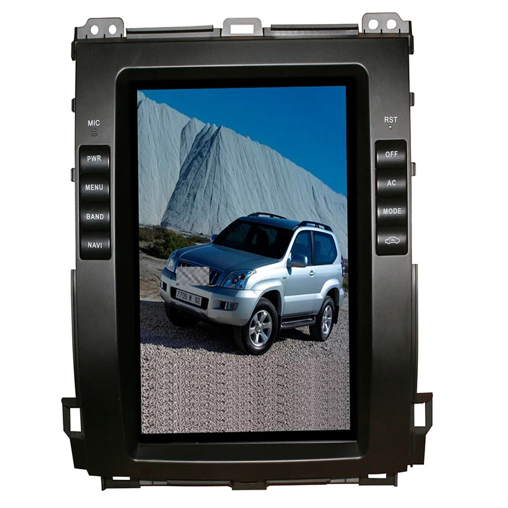 

12" For Lexus GX470 Toyota Land Cruiser Prado 120 2004-2009 Car Android PX6 Radio Multimedia Carplay Stereo 2 in GPS Tesla style