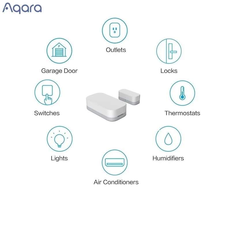 Sensor de Porta e Janela Aqara Zigbee Mccgq11lm Alarme Inteligente Trabalhe com o Aplicativo Xiaomi Home Mijia Gateway Homekit - Image 6