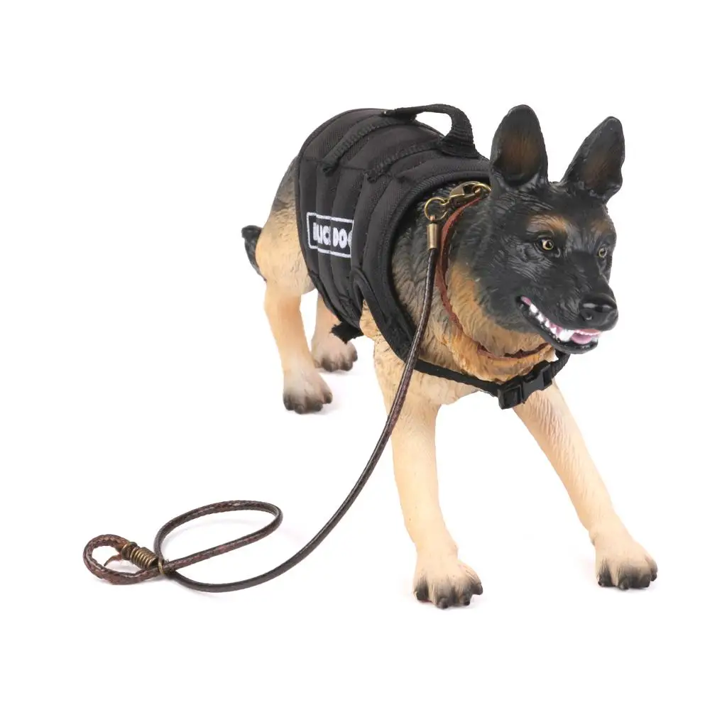 

1:6th Dog with Removable Uniform Toy for 12inch Soldier