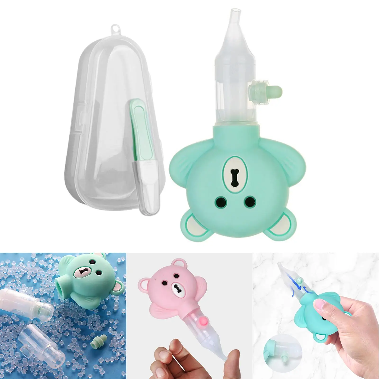 Baby Nasal Aspirator Silicone Sinus Relief Safety Soft Cleaning Tool Health Nose Suction Bulb Baby Nose Sucker For Newborn Child Nasal Aspirator AliExpress