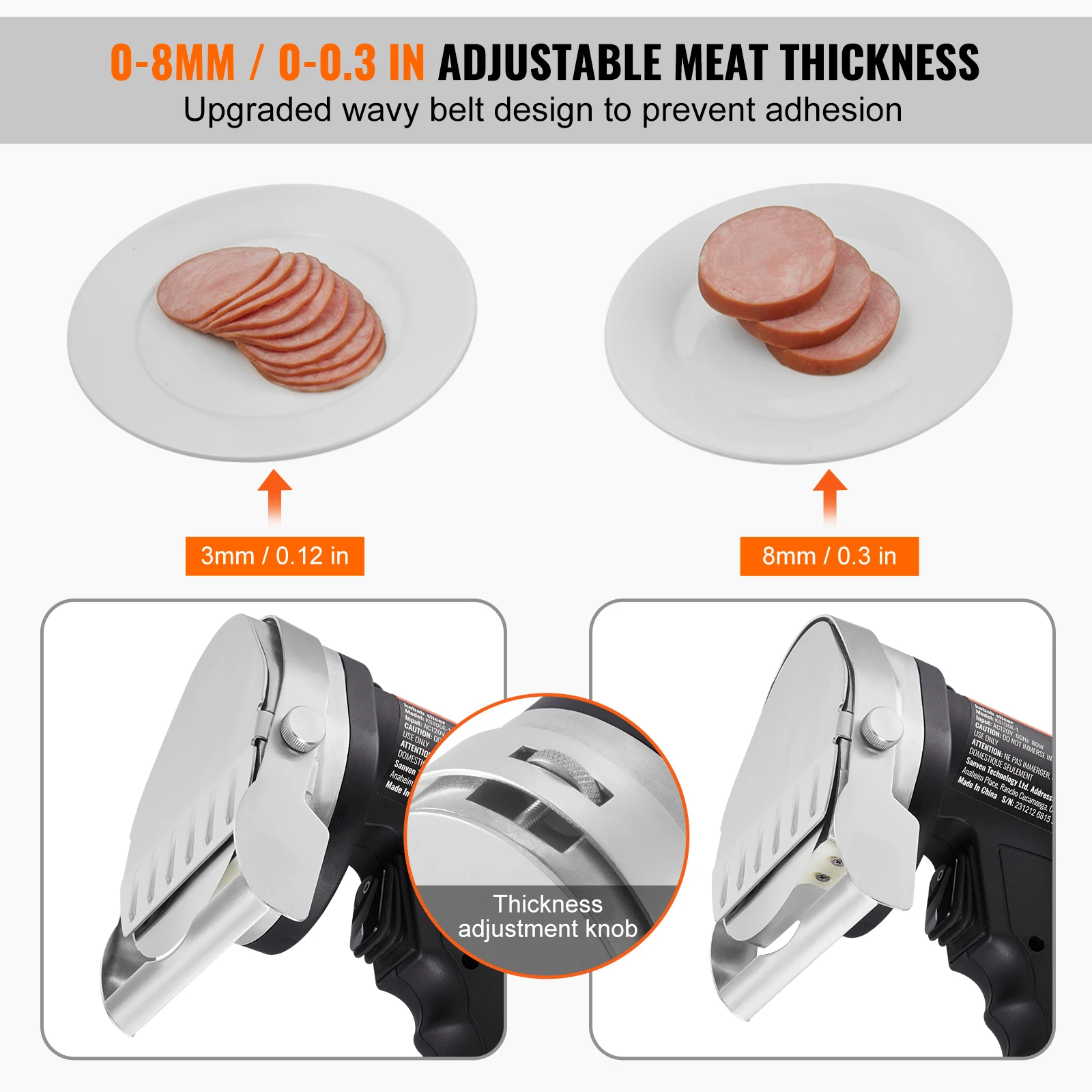 Electric Meat Slicer Shawarma Knife Kebab Knife Gyro Cutter