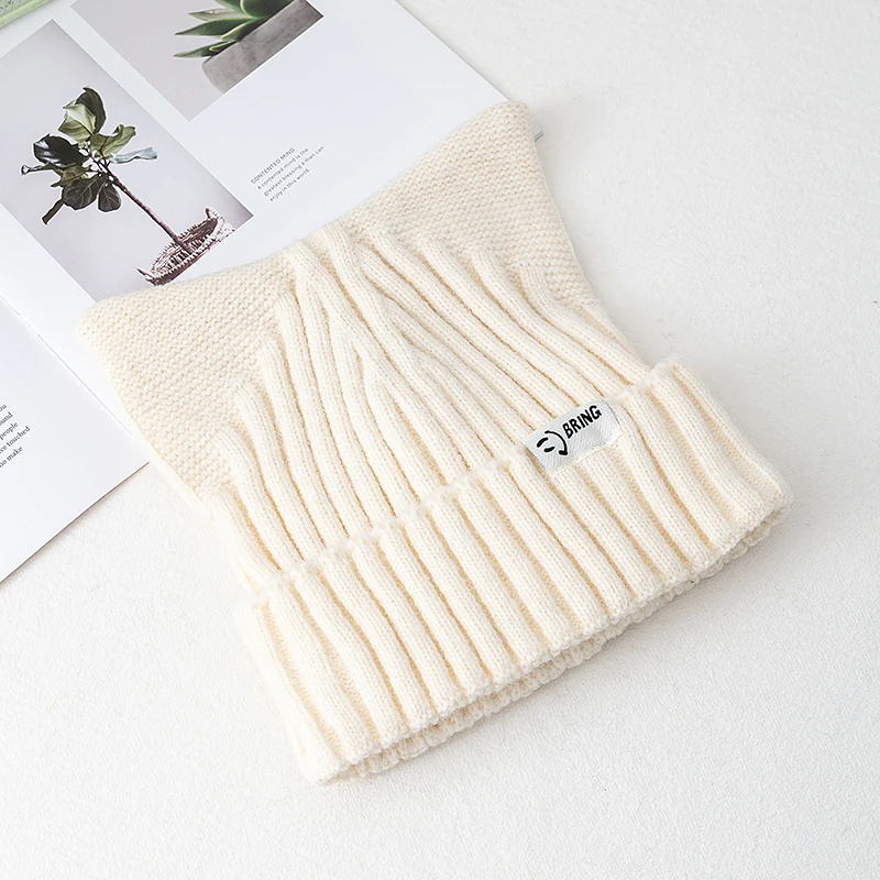 New Style Cute Cat Ear Hat Dandy Cap Kpop Style Beanie Hat Sweet Autumn/Winter Hats For Women Street Warm Hats For Girl