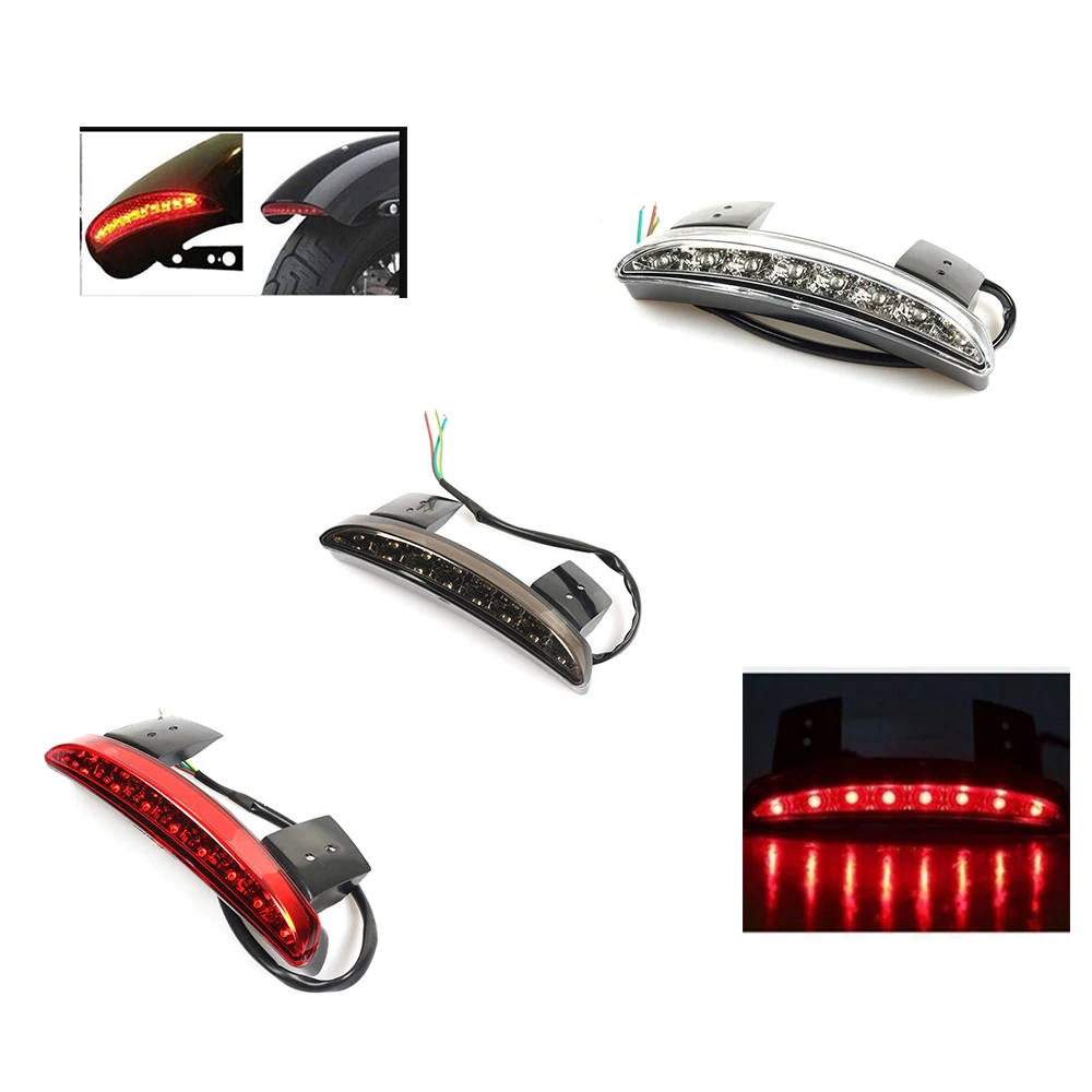 Luz Trasera Para Motocicleta, Luz De Freno Debajo Del Guardabarros Trasero Para Harley Davidson Touring Sportster XL883 XL 883 1200