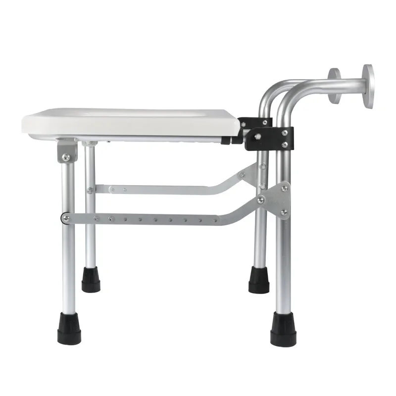 WallMounted Maternity Squat Toilet Aluminum Alloy Foldable Commode Elderly Showering and Bath Safety Convenient Bathroom Aid