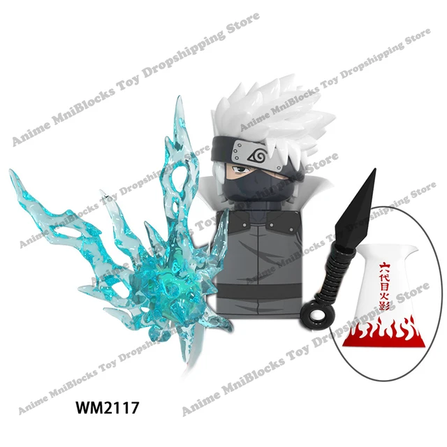 WM6105 WM6106 WM6107 WM6108 Naruto blocks Building Blocks Anime cartoon mini bricks action toy figures Naruto Bricks kids Gifts Tan