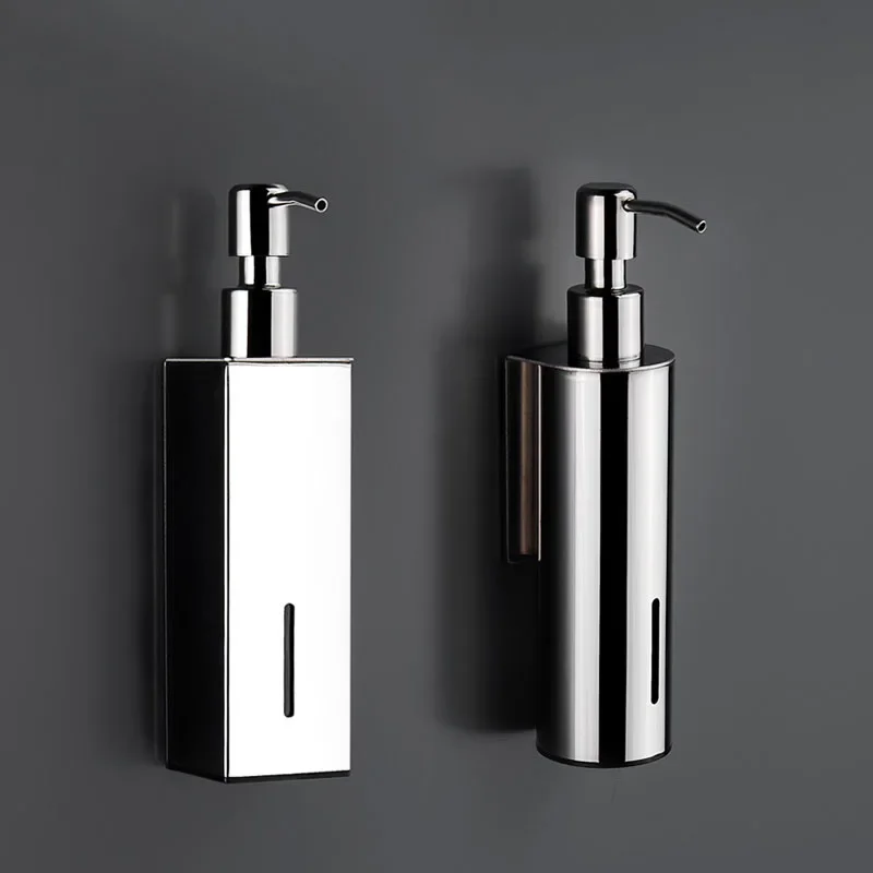 

Stainless Steel Liquid Soap Dispensers Shampoo Bathroom Accessories Dishwashing Smart Hotel Hardware Washing Portable Machine