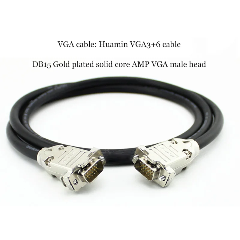 VGA 3+6 Videokabel DB15 vergoldet für Projektor, LED, Großbildschirm, Technik, DIY, handgefertigt, zum Löten – Detail 5
