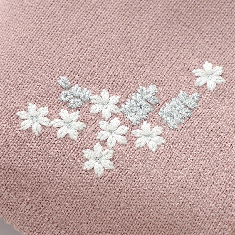 Cotton muslin blanket Swaddle blanket Cotton swaddle Knit blanket Baby Blankets Newborn Fashion Floral Embroideried Infant Boys Girls Stroller Nursery Swaddle Wrap Plaid 90*70cm Toddler