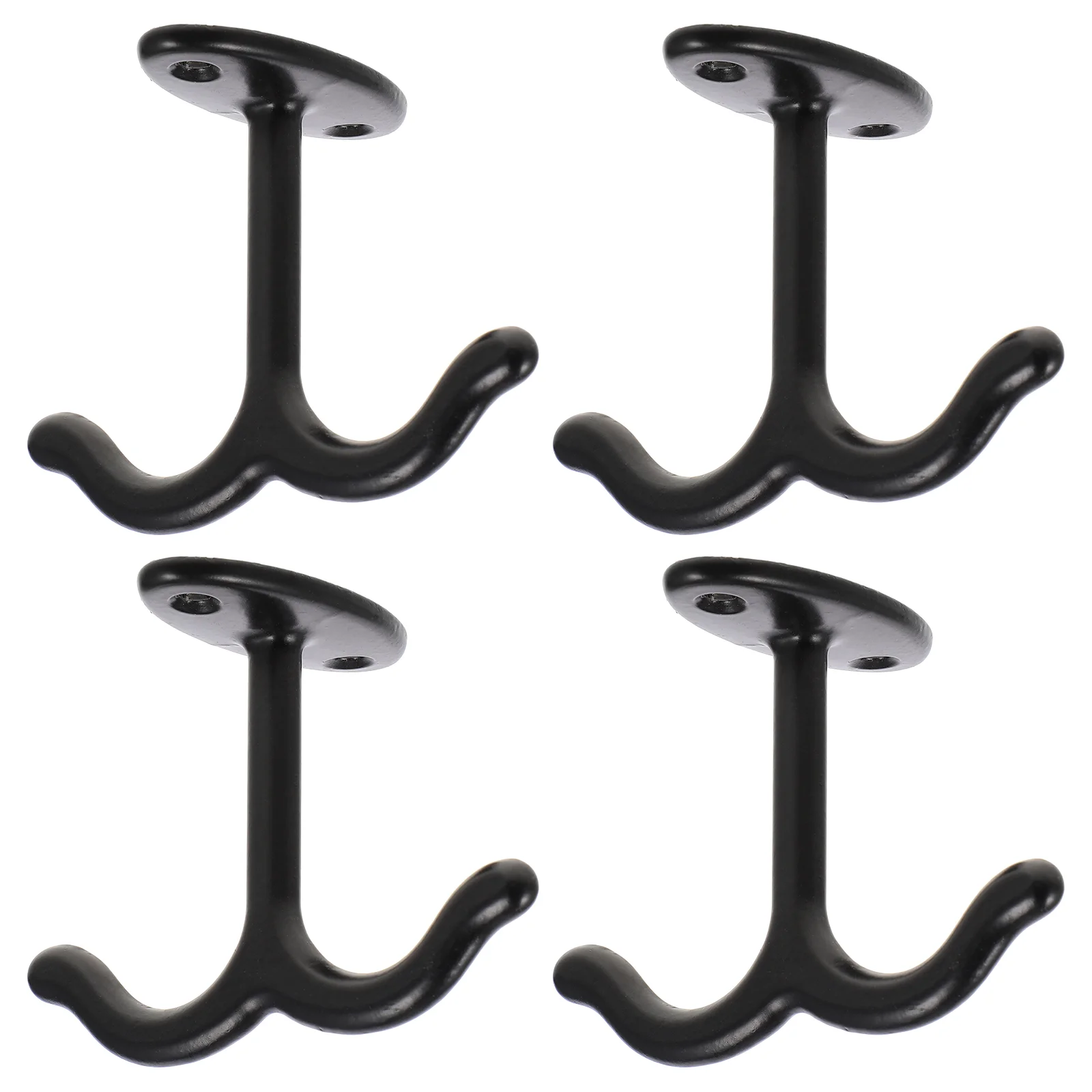 

Clothes Hooks Zinc Alloy Hats Hook Closet Two Prong Hooks Key Hook Holder