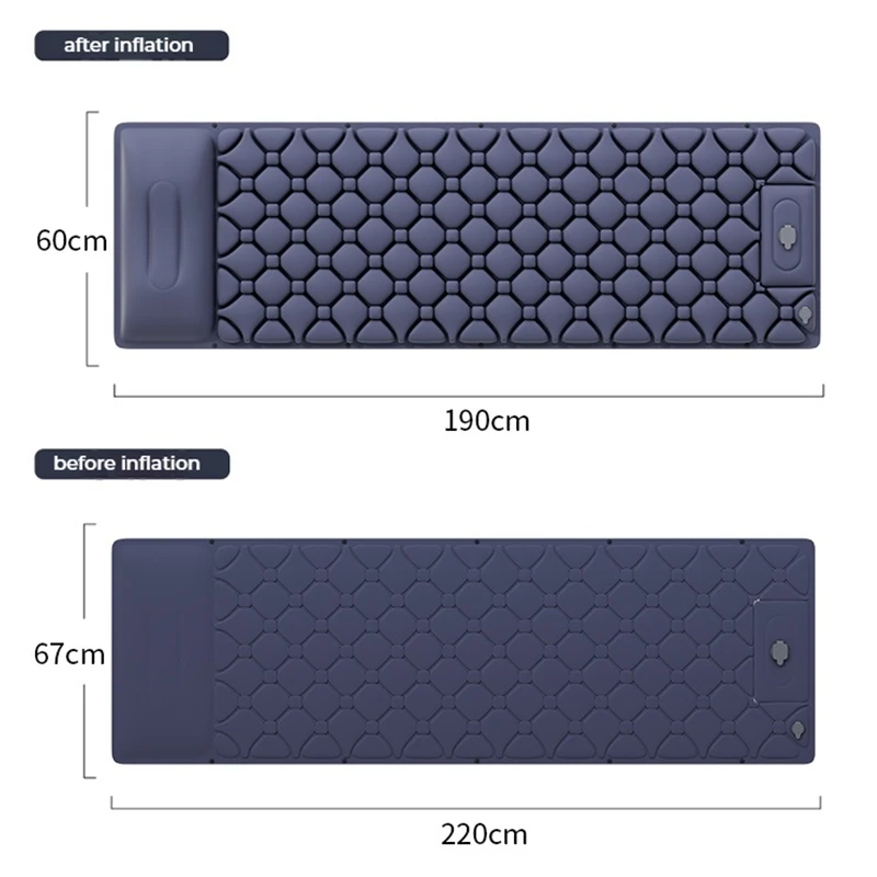 High-quality Auto Inflatable Bed Car Foldable Travel Camping Mattress Trunk Leveling Pad Mattress Sleeping Pad Car Converted Bed