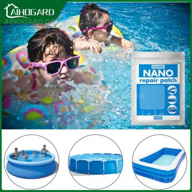 Új 10/20Pc -Os Ragasztójavító Tapaszok Felfújható Medence Úszógyűrű -Vízi Játékok Esőkabát Javító Szalagjavító Szerszáma
