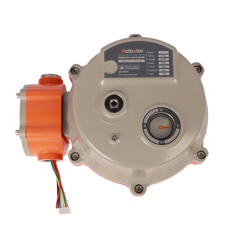 

Explosion Proof 90 Degree Intelligent Type 0-10VDC 50Nm Motorized Quarter Turn Electric Valve Actuator