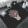 Skull bones ROSE Floor Mat Bathroom Mat INS Style Soft Bedroom Floor House Laundry Room Mat Anti-skid Welcome Doormat 6