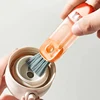 3-in-1 Crocodile Cup Lid Cleaning Brush 180° Rotatable Cup Crevice Cleaning Tools Bottle Crevice Cleaner Brush for Home Kitchen 3