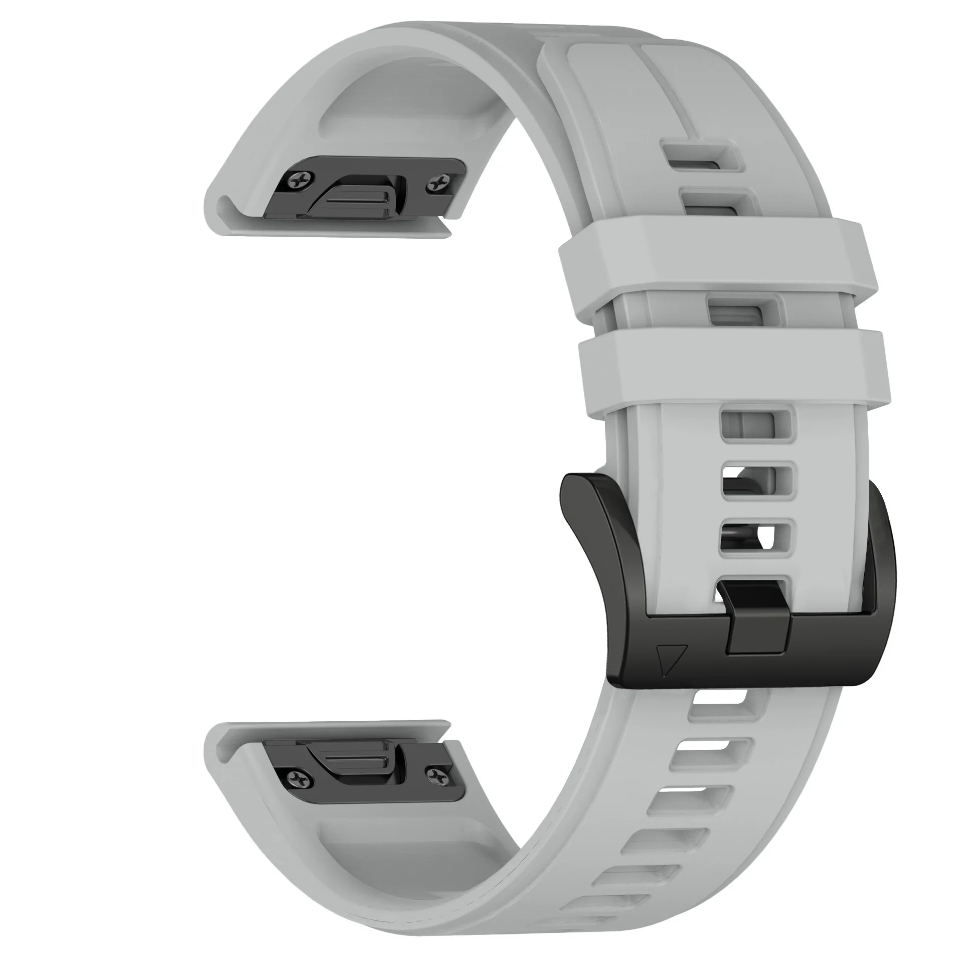 Breathable and Lightweight Quick Fit 22mm Silicone Watch Strap