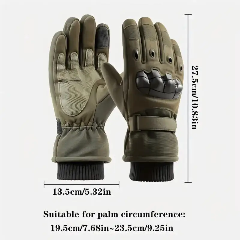 -20℃/-4&deg;F ColdProof Winter Gloves,Impact/Tactical Winter Gloves,Anti-Slip,Touch Screen Ski Gloves,Safety, Impact Protection
